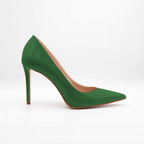 Décolleté verde smeraldo PERIS 2658 Verde - Vista laterale