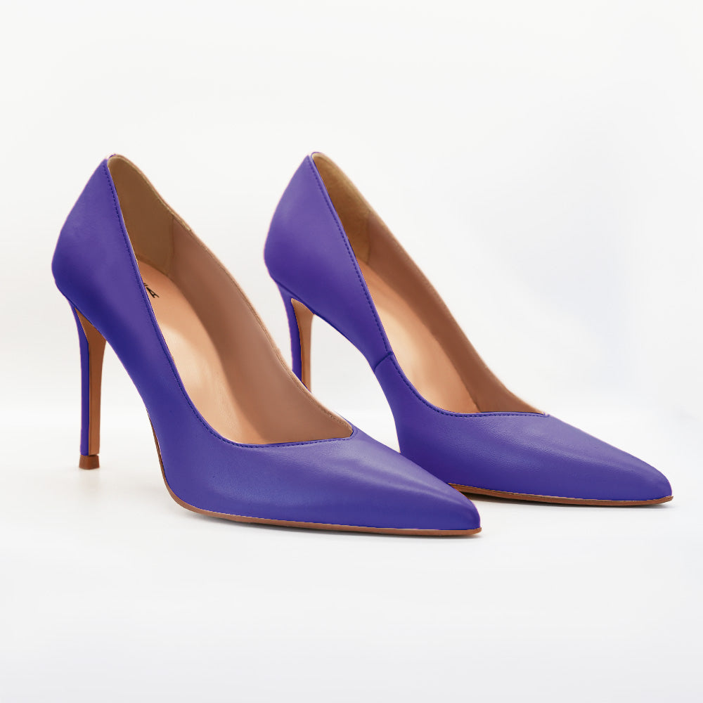 Décolleté PERIS 2658 Viola (2) - Vista frontale