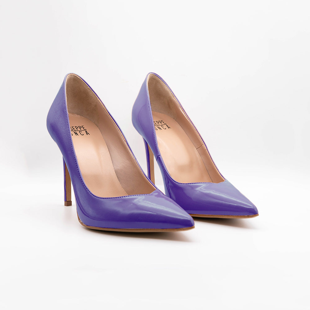 Décolleté viola vernice PERIS 2658