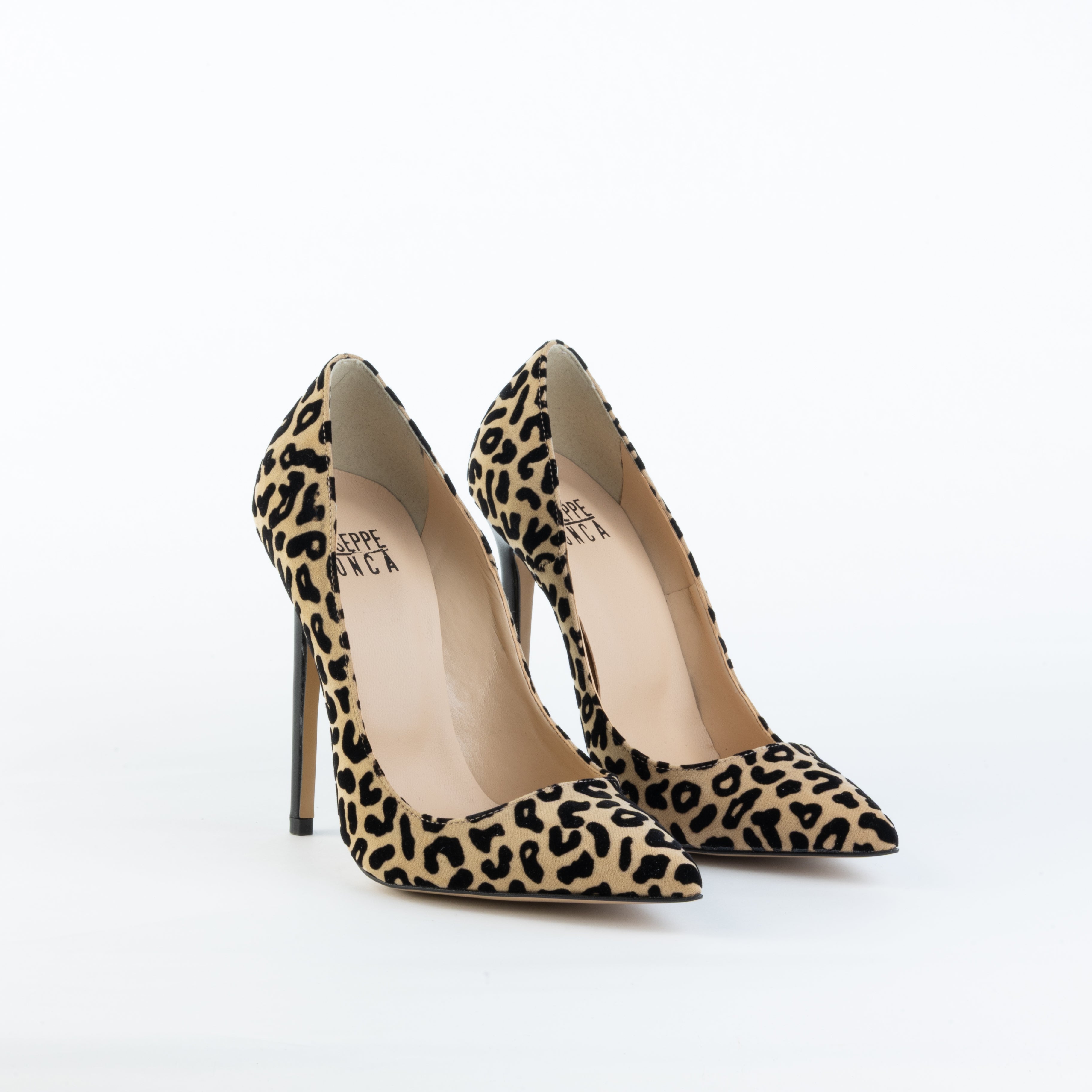 Décolleté camoscio leopardato DUBAI
