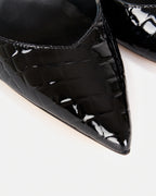 Decollete PERIS 2658 cocco vernice nero - vista 4