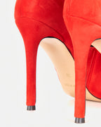Stivaletto DESI 152 camoscio rosso - vista 4