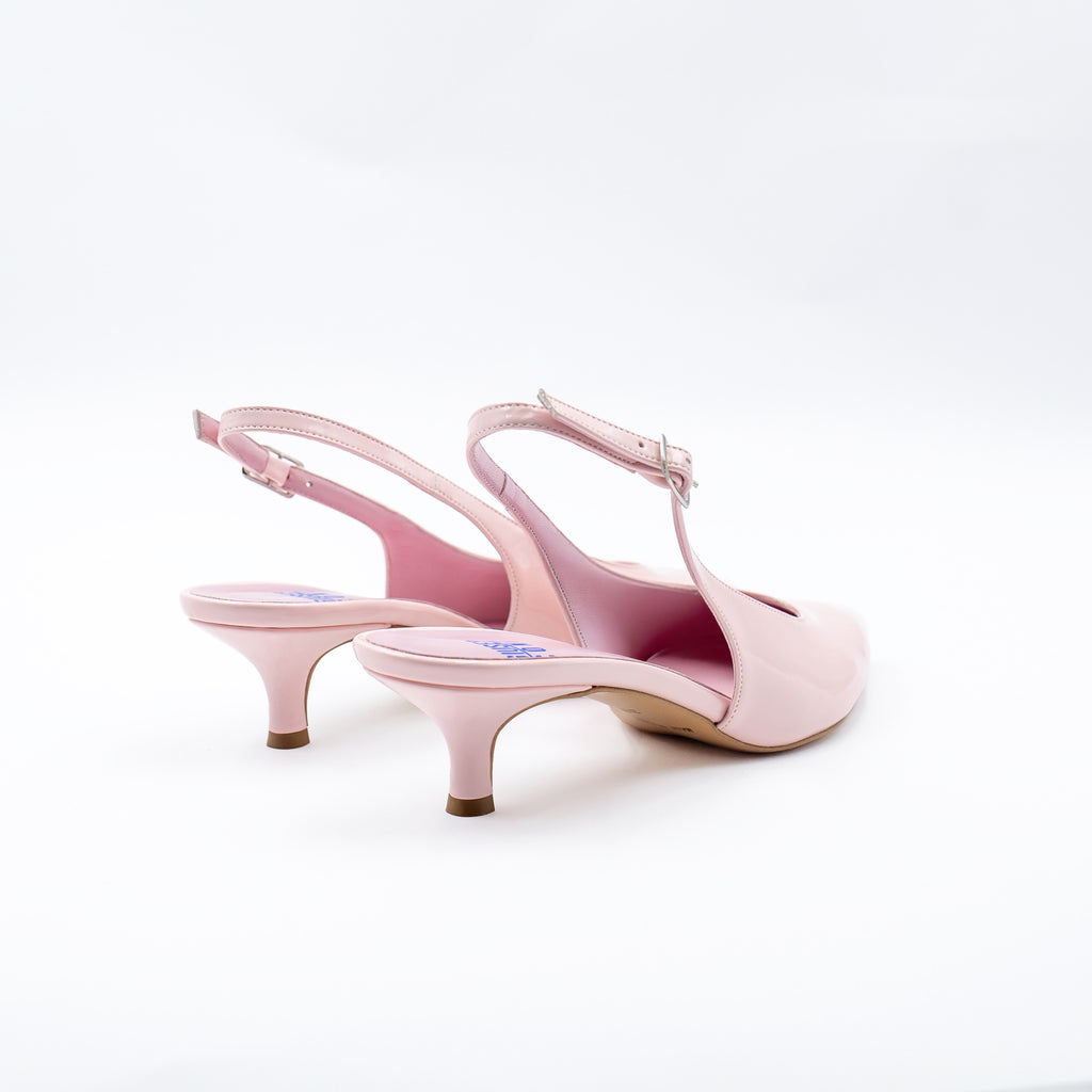 Sandalo slingback vernice Laura - Vista posteriore