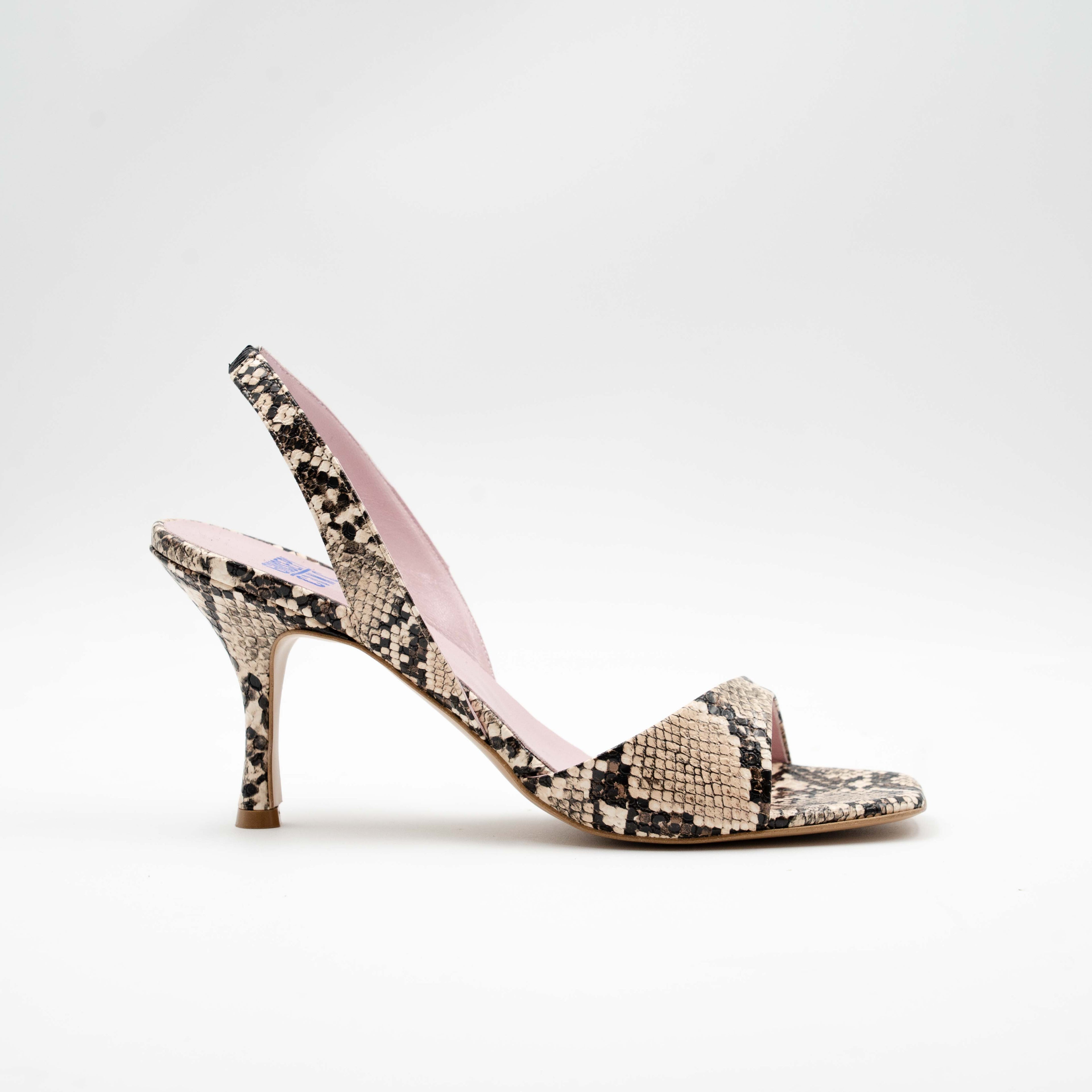 Sandalo Slingback pitone Palma 2633 - Vista laterale