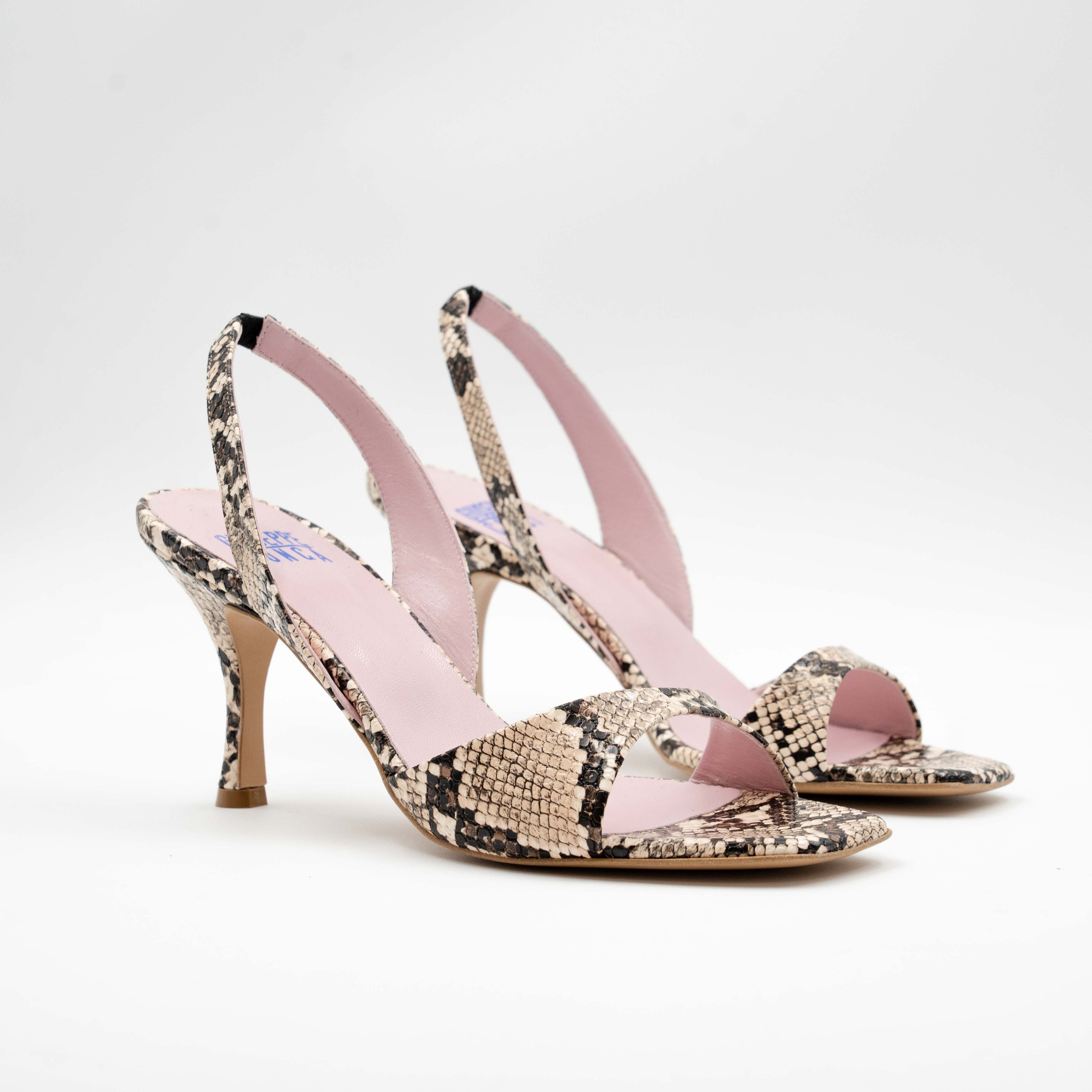 Sandalo Slingback pitone Palma 2633 - Vista frontale