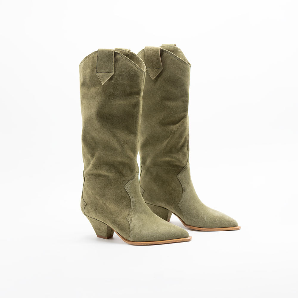 Stivale TEXAS 2724 Verde - Vista frontale