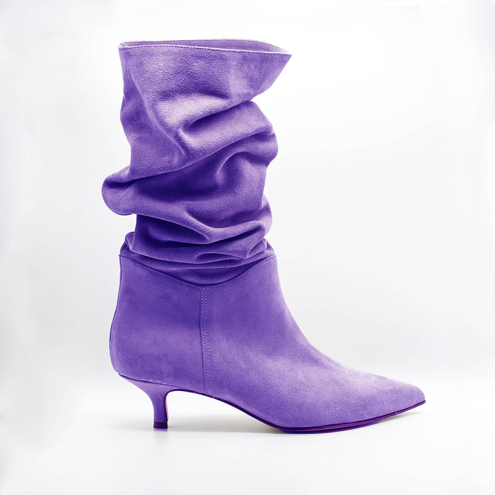 Stivale ROGER 2605 Viola - Vista laterale