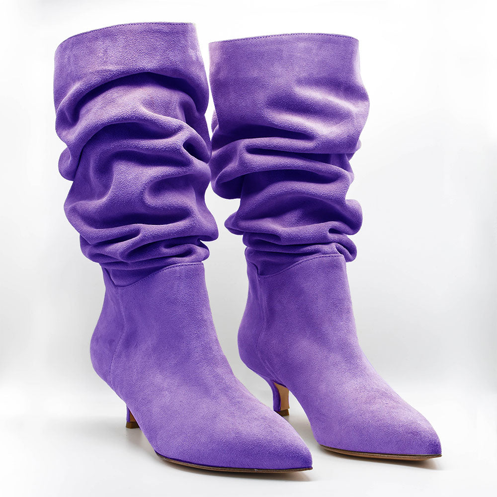 Stivale ROGER 2605 Viola - Vista frontale